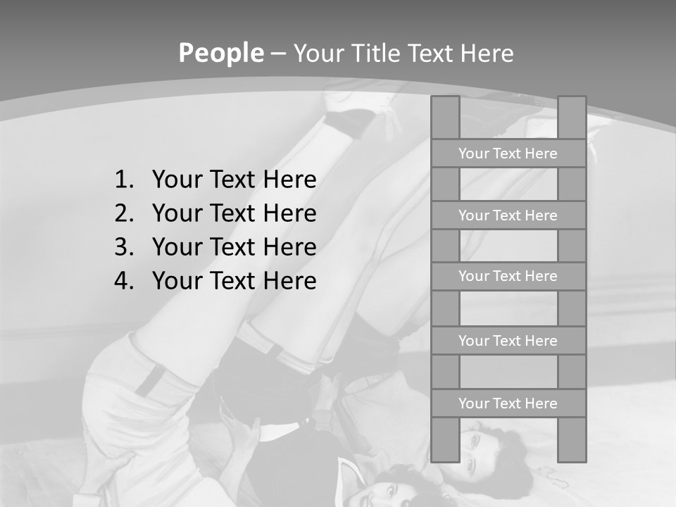 Portrait Exercises Leisure PowerPoint Template