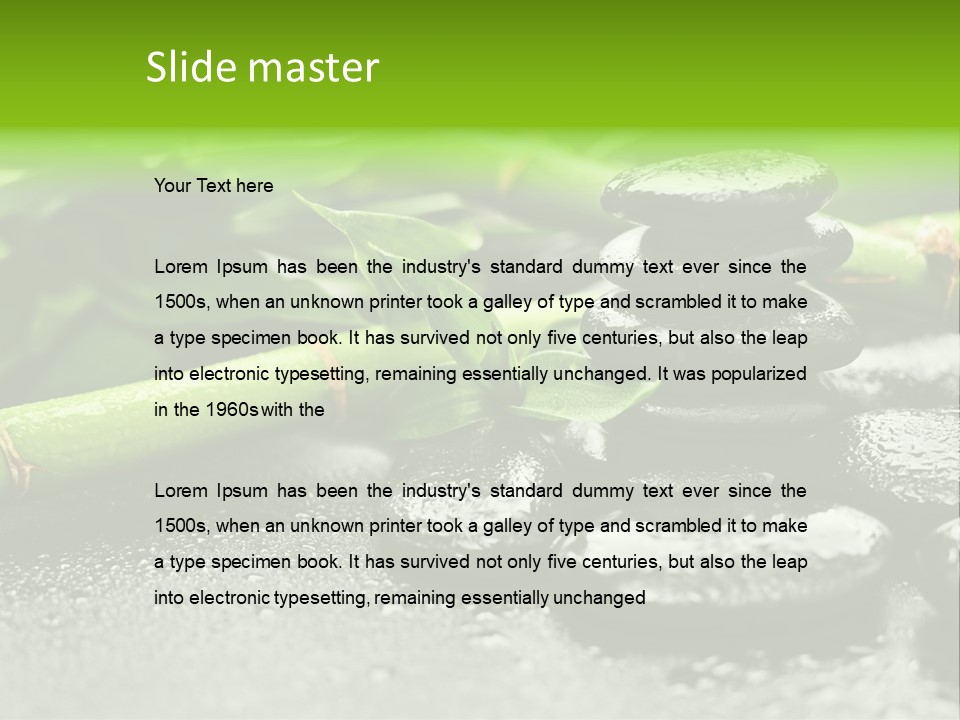 Boulder Lucky Closeup PowerPoint Template