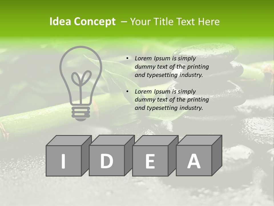 Boulder Lucky Closeup PowerPoint Template