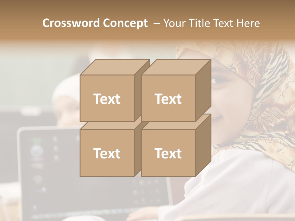 Bright Scarf Beginner PowerPoint Template