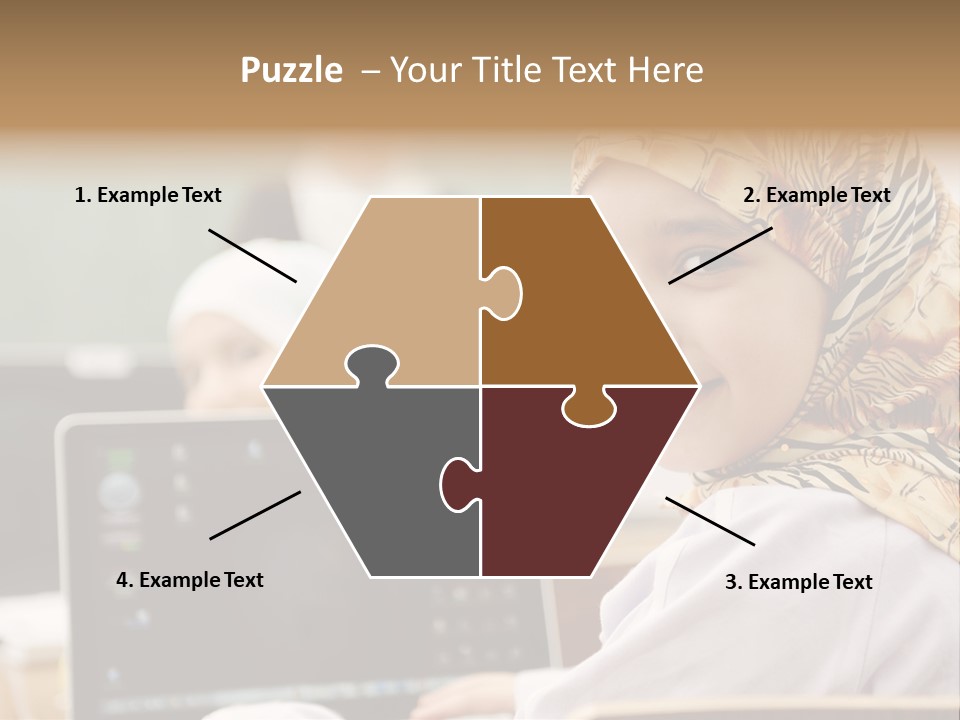 Bright Scarf Beginner PowerPoint Template