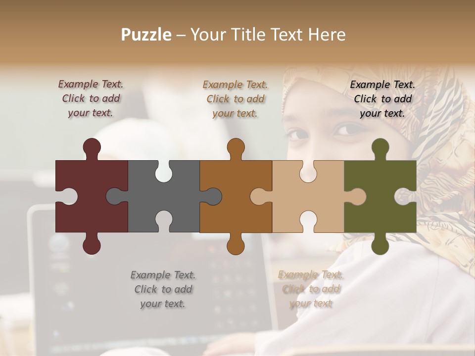 Bright Scarf Beginner PowerPoint Template