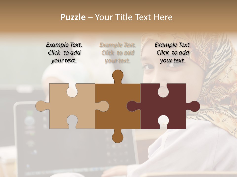 Bright Scarf Beginner PowerPoint Template