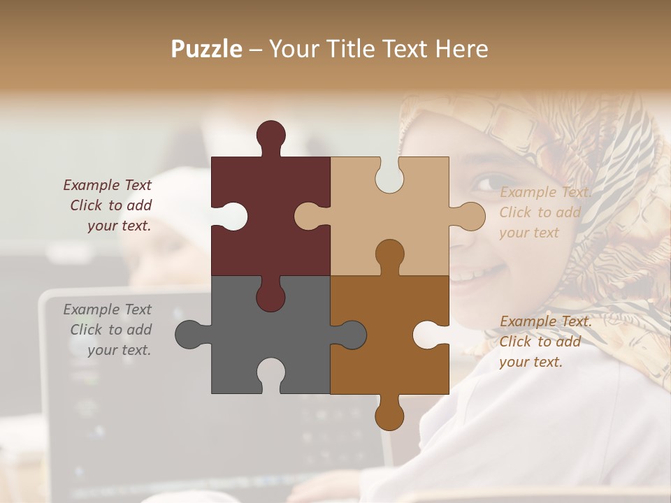 Bright Scarf Beginner PowerPoint Template