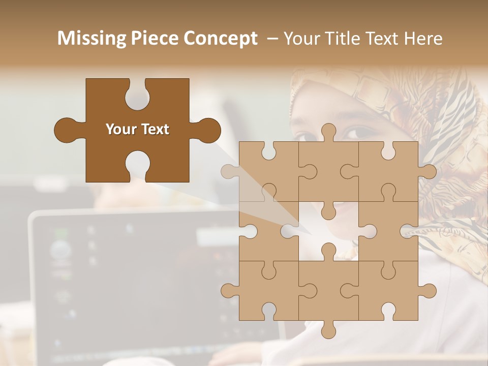 Bright Scarf Beginner PowerPoint Template