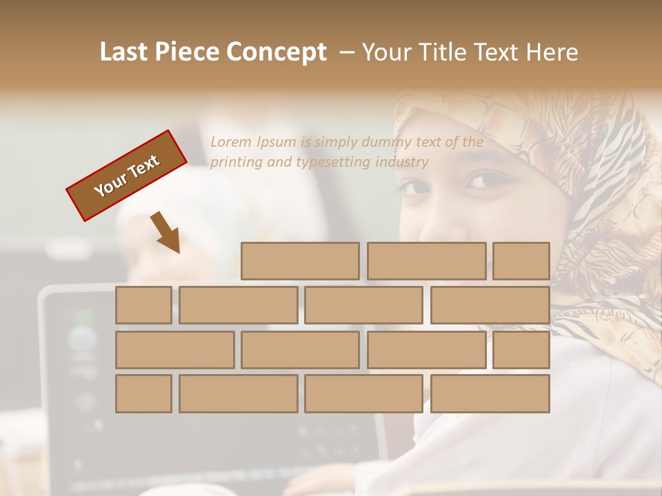 Bright Scarf Beginner PowerPoint Template