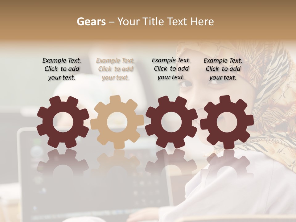 Bright Scarf Beginner PowerPoint Template