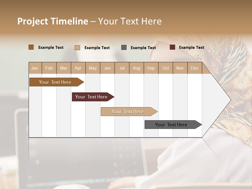 Bright Scarf Beginner PowerPoint Template