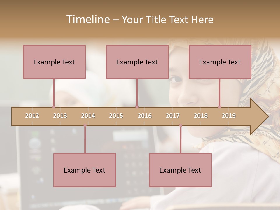 Bright Scarf Beginner PowerPoint Template