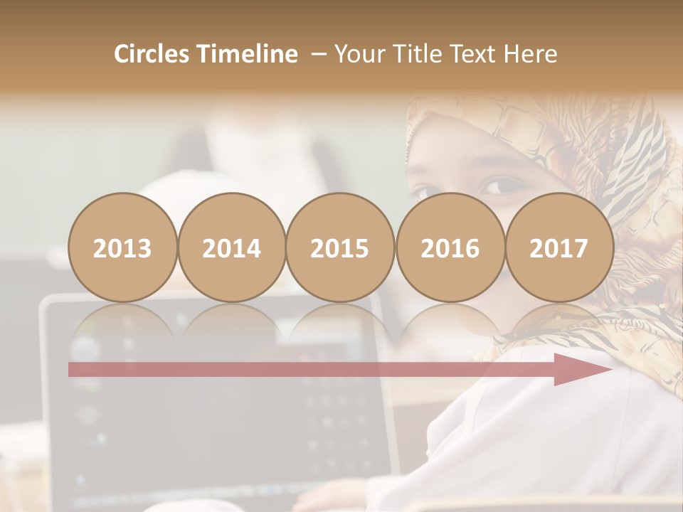 Bright Scarf Beginner PowerPoint Template