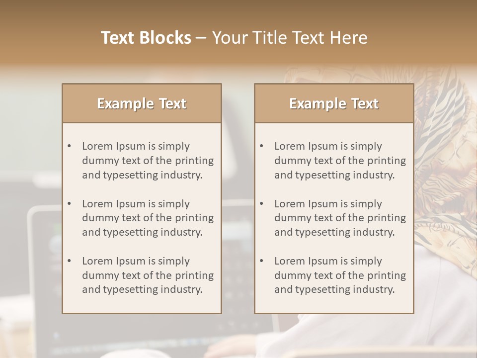 Bright Scarf Beginner PowerPoint Template