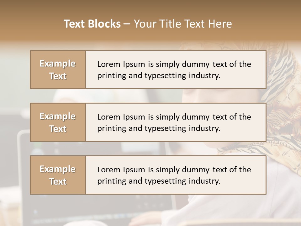 Bright Scarf Beginner PowerPoint Template