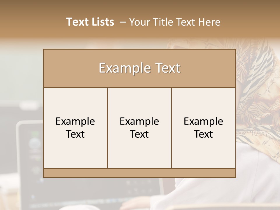Bright Scarf Beginner PowerPoint Template