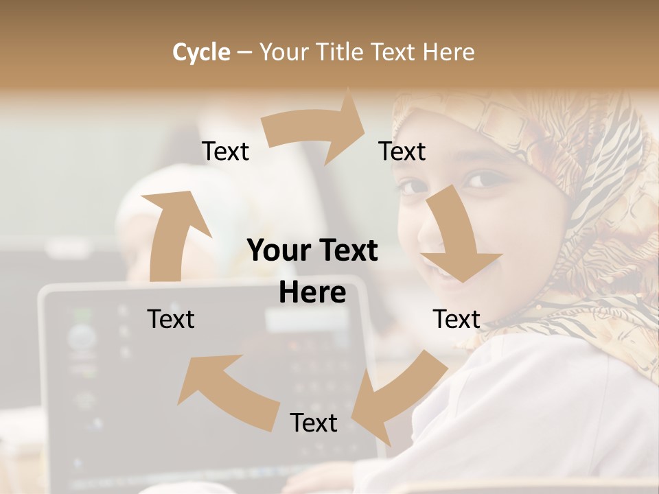 Bright Scarf Beginner PowerPoint Template