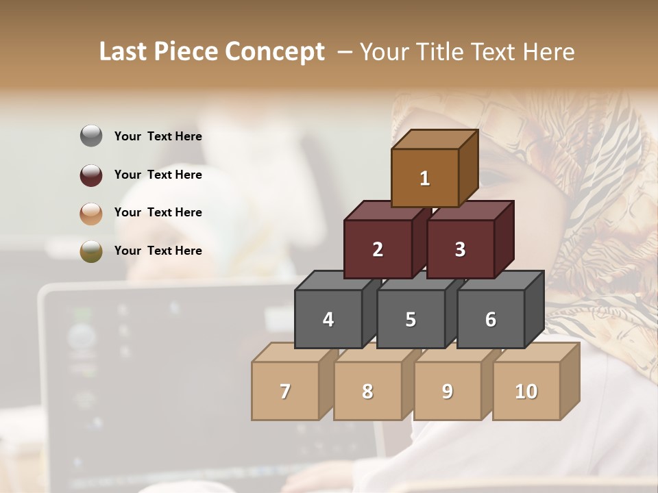 Bright Scarf Beginner PowerPoint Template