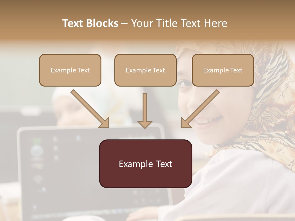 Bright Scarf Beginner PowerPoint Template