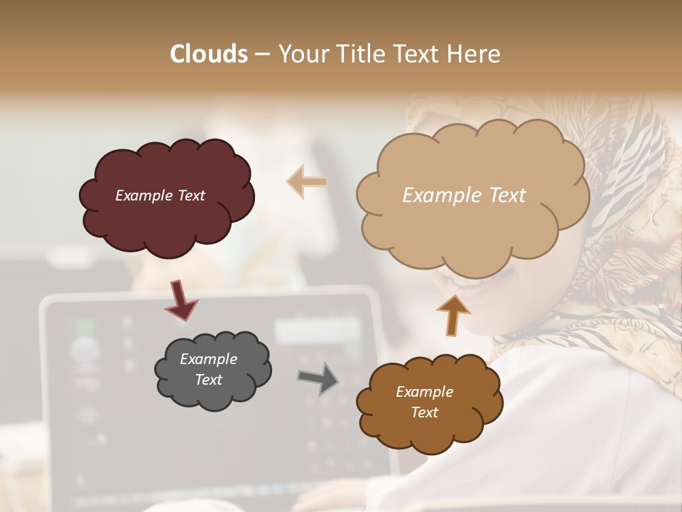 Bright Scarf Beginner PowerPoint Template