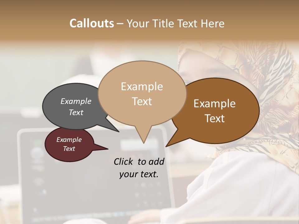 Bright Scarf Beginner PowerPoint Template