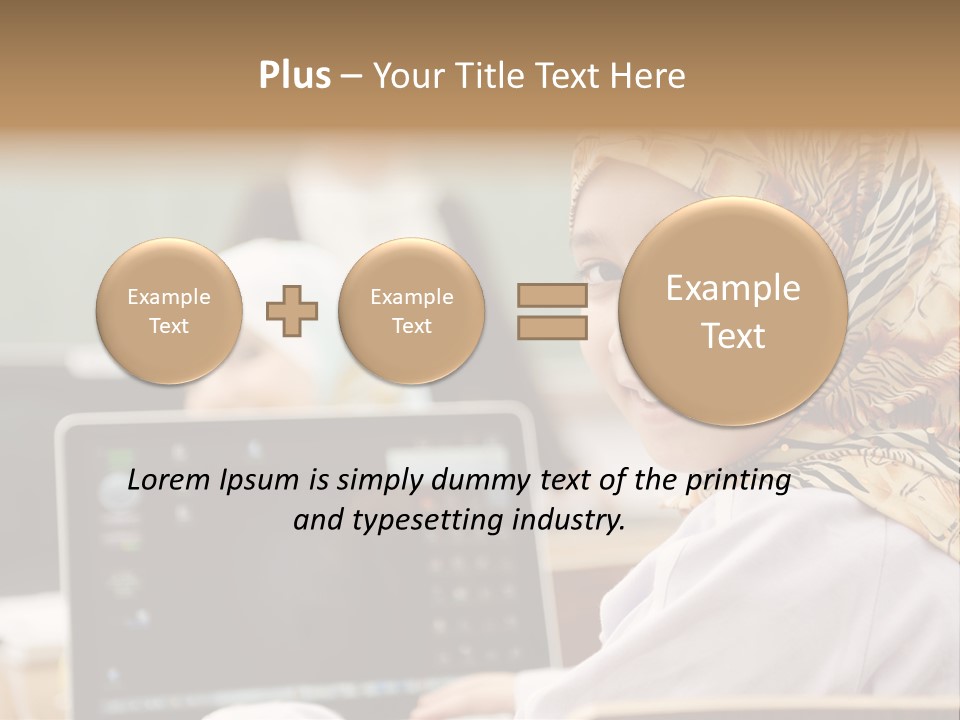 Bright Scarf Beginner PowerPoint Template