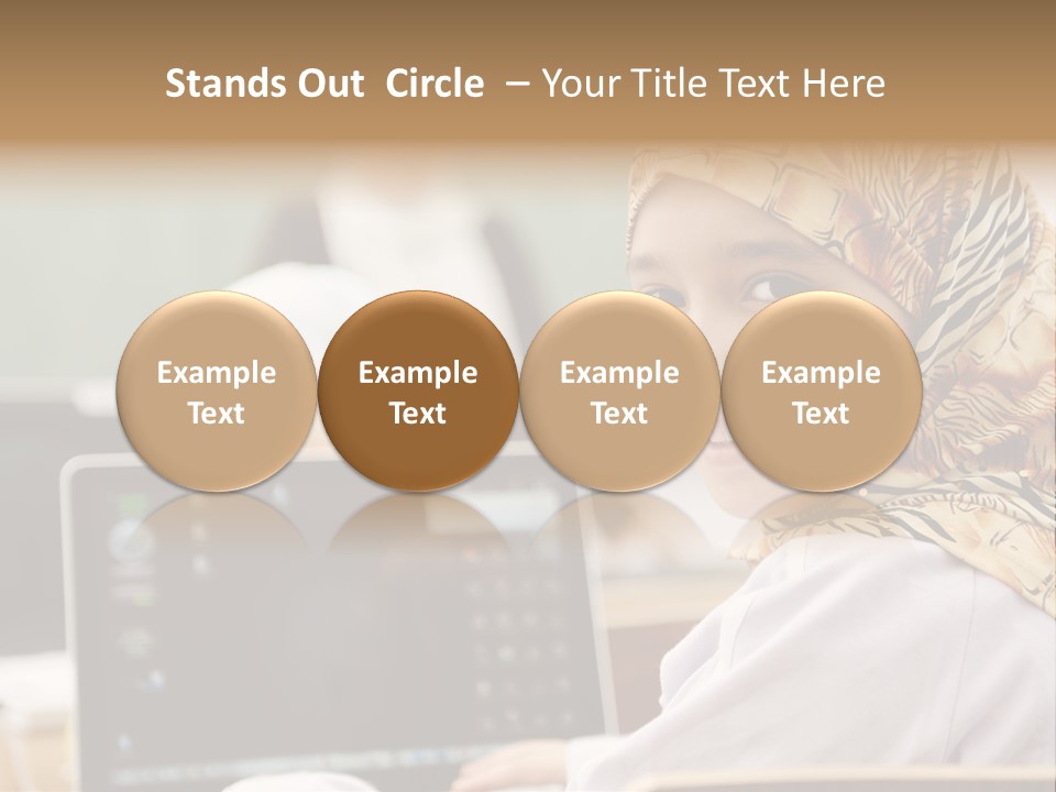 Bright Scarf Beginner PowerPoint Template