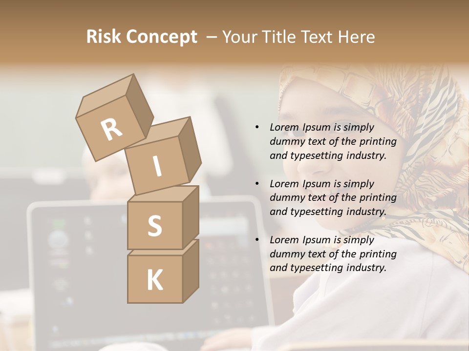 Bright Scarf Beginner PowerPoint Template