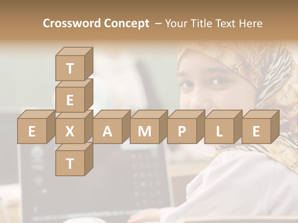 Bright Scarf Beginner PowerPoint Template