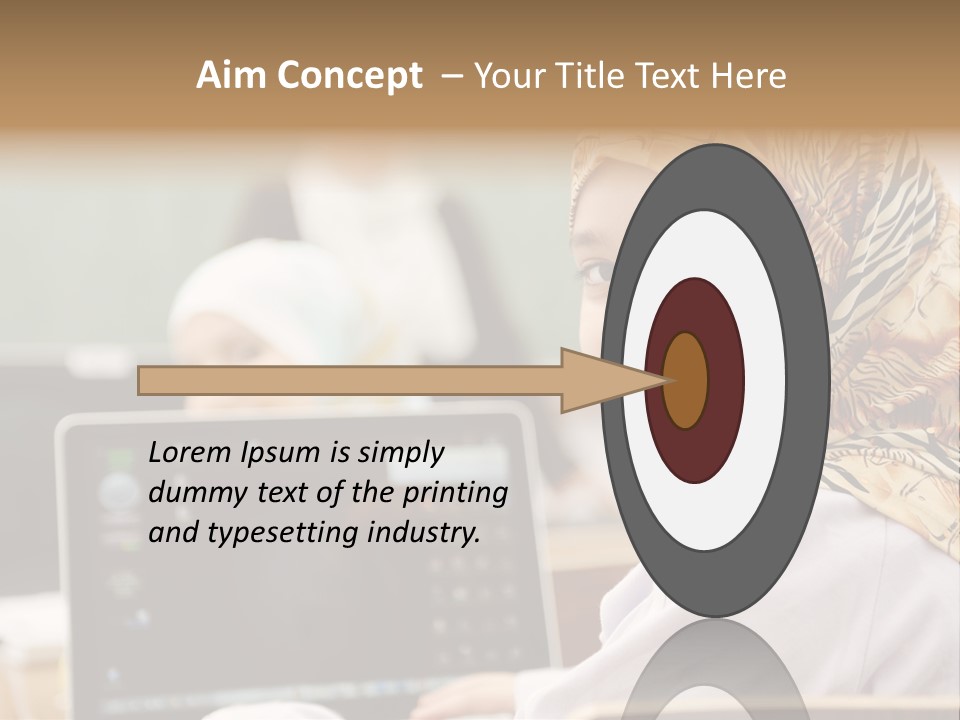 Bright Scarf Beginner PowerPoint Template