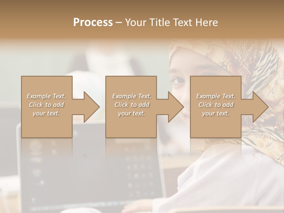 Bright Scarf Beginner PowerPoint Template