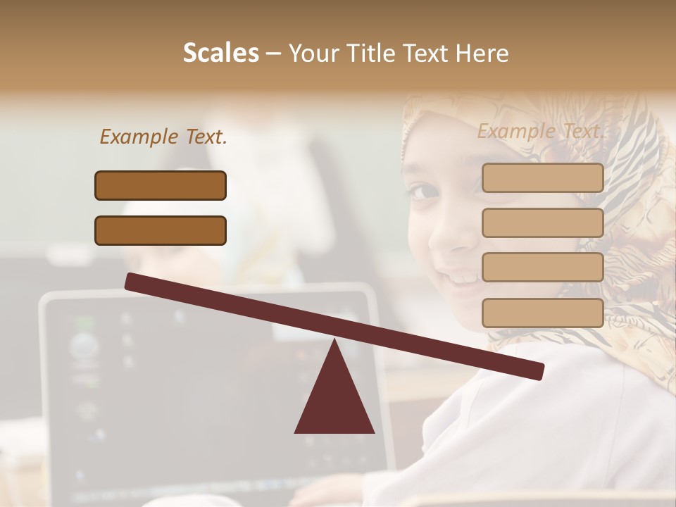 Bright Scarf Beginner PowerPoint Template