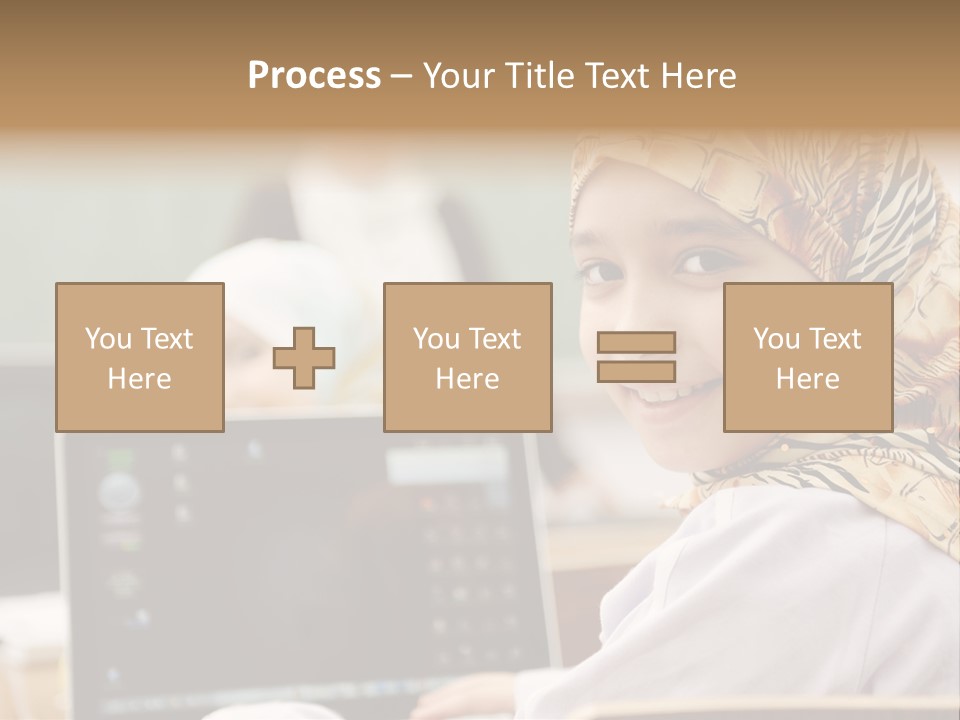 Bright Scarf Beginner PowerPoint Template