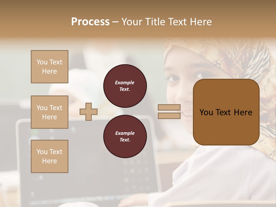 Bright Scarf Beginner PowerPoint Template
