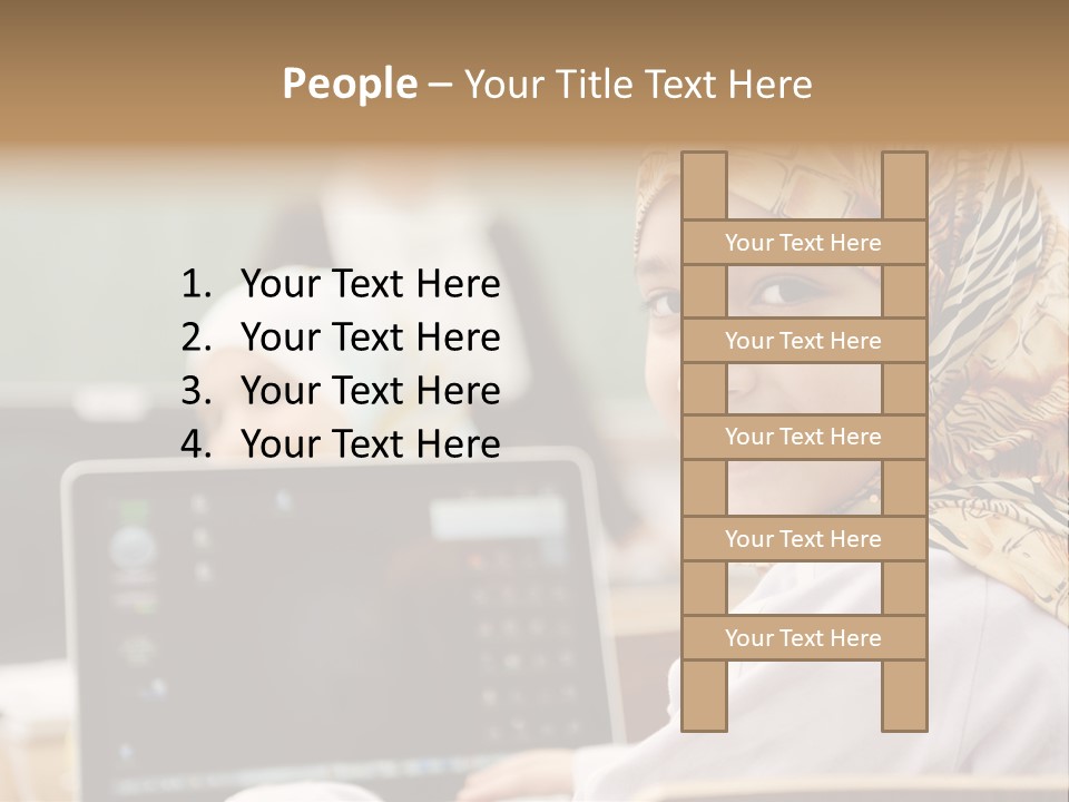 Bright Scarf Beginner PowerPoint Template