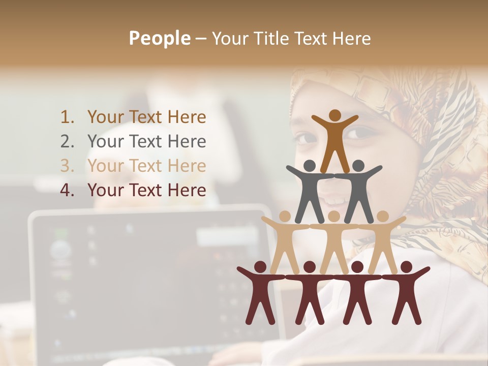 Bright Scarf Beginner PowerPoint Template