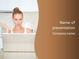 Shock Equipment Face PowerPoint Template