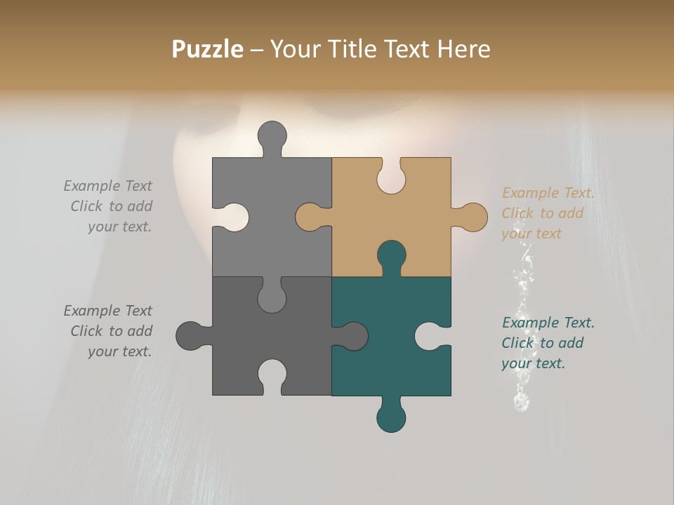 Beautiful Look Diamonds PowerPoint Template
