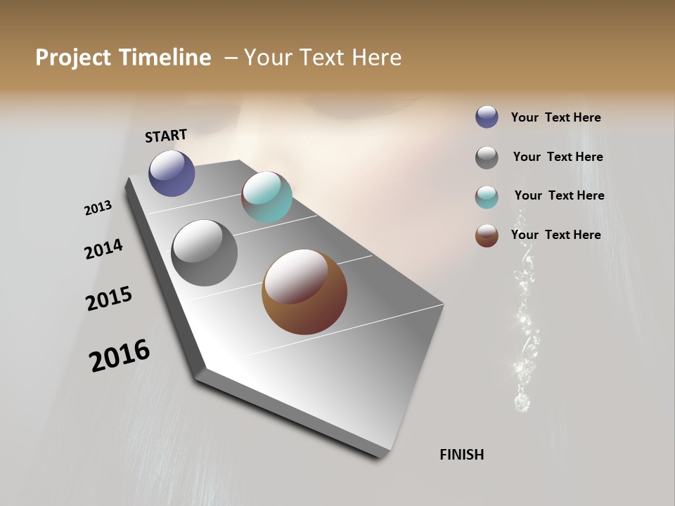 Beautiful Look Diamonds PowerPoint Template
