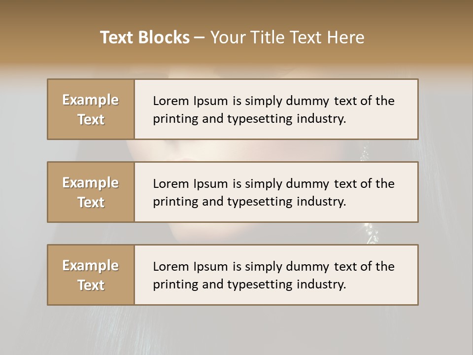 Beautiful Look Diamonds PowerPoint Template