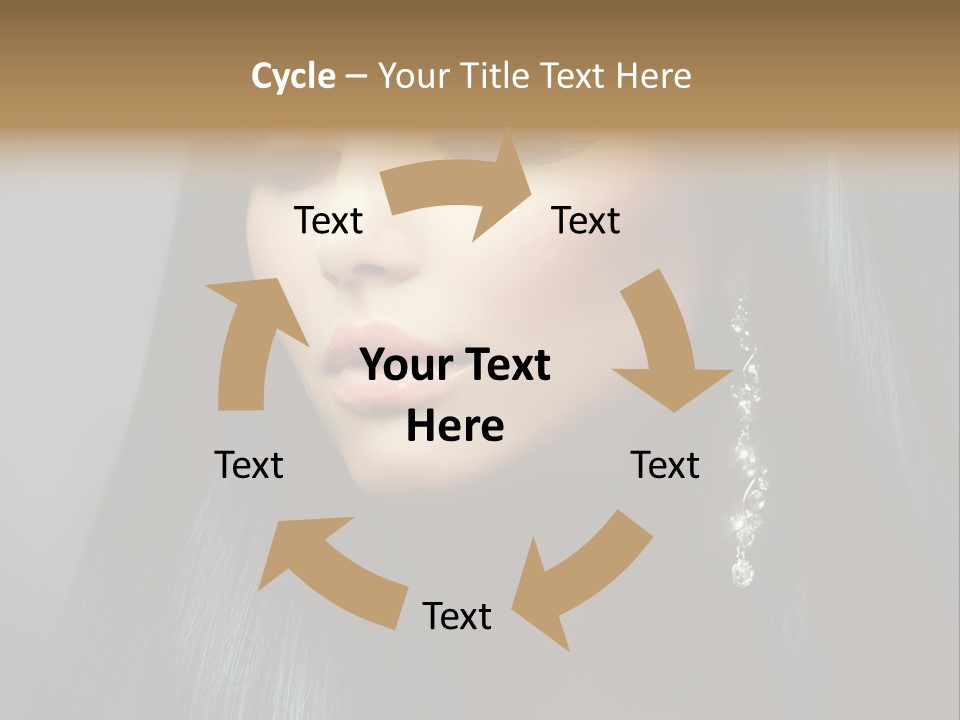 Beautiful Look Diamonds PowerPoint Template