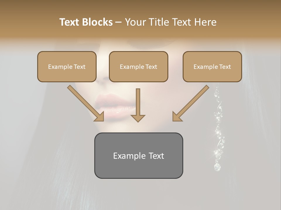 Beautiful Look Diamonds PowerPoint Template
