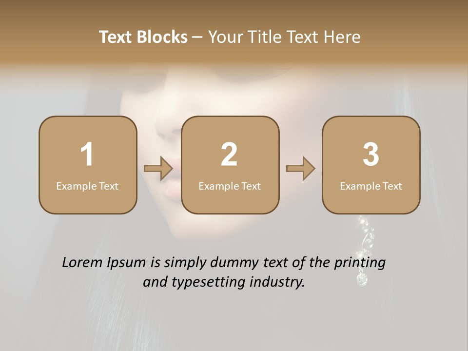 Beautiful Look Diamonds PowerPoint Template