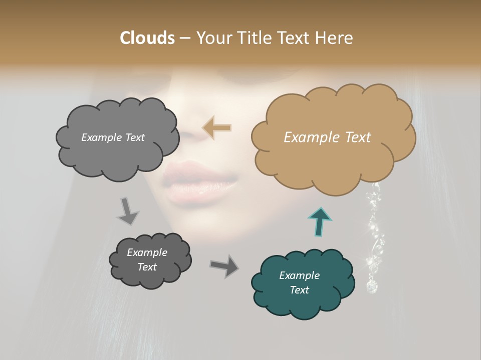 Beautiful Look Diamonds PowerPoint Template