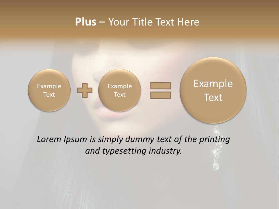 Beautiful Look Diamonds PowerPoint Template