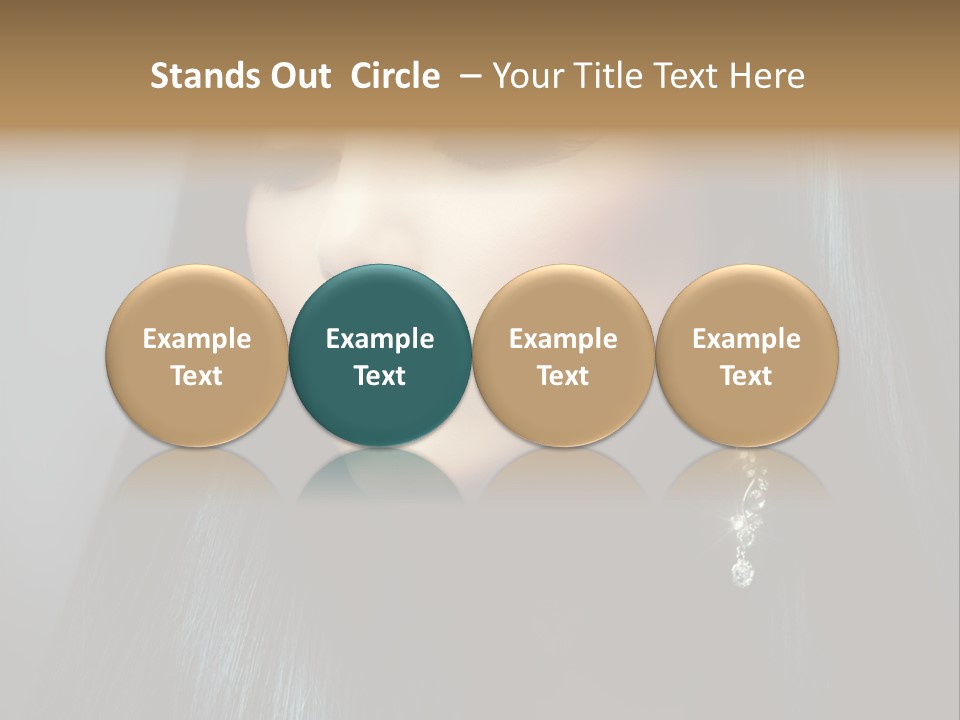 Beautiful Look Diamonds PowerPoint Template