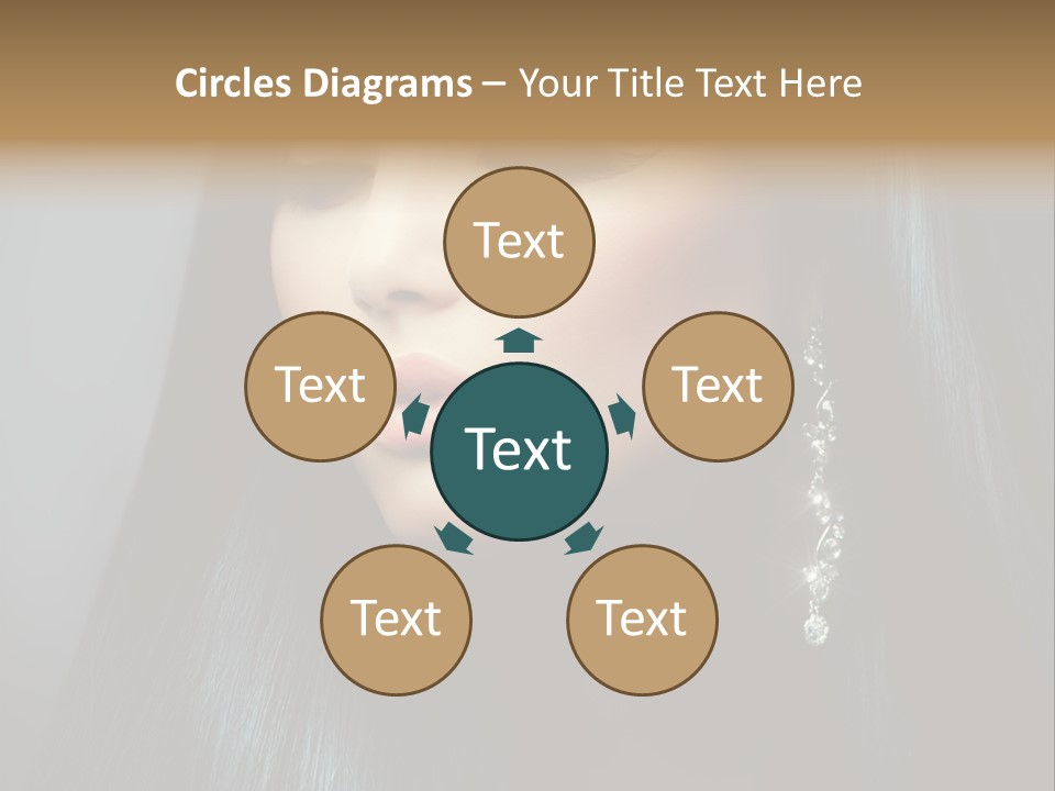 Beautiful Look Diamonds PowerPoint Template