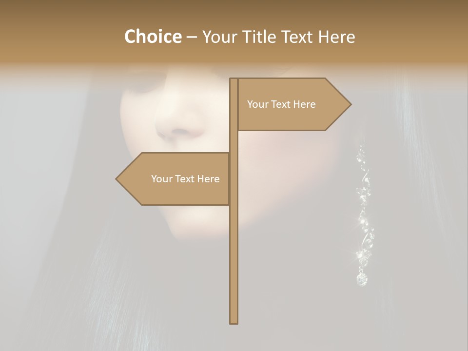 Beautiful Look Diamonds PowerPoint Template