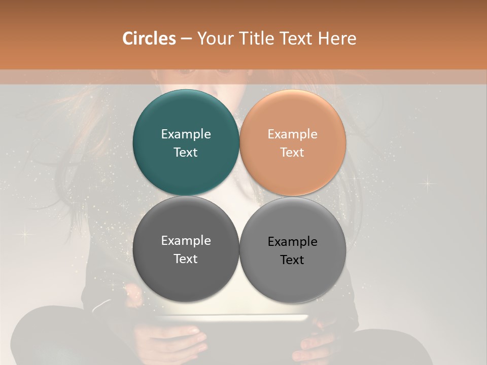 Surprised Magic Child PowerPoint Template