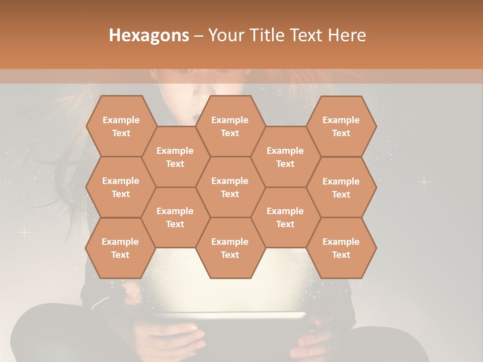 Surprised Magic Child PowerPoint Template