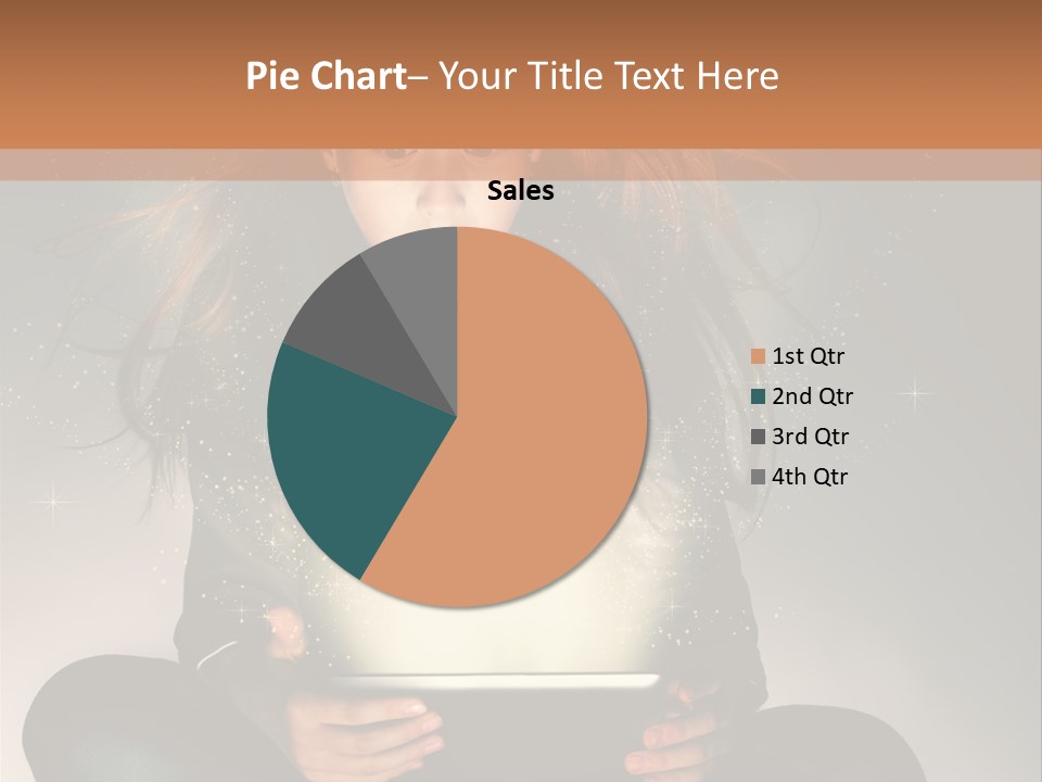 Surprised Magic Child PowerPoint Template