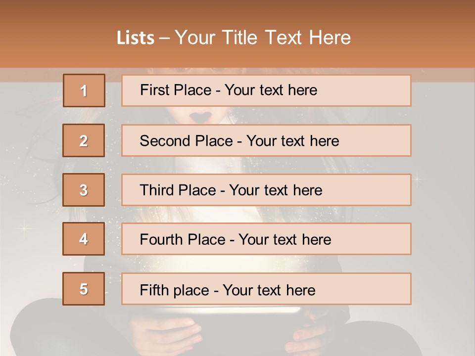 Surprised Magic Child PowerPoint Template