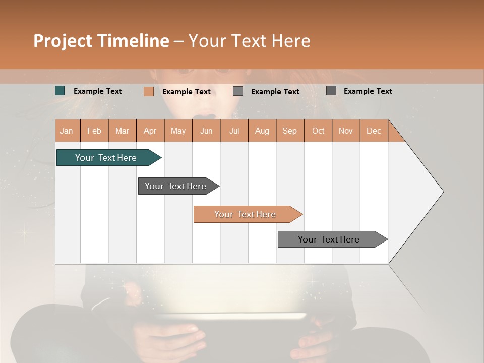 Surprised Magic Child PowerPoint Template